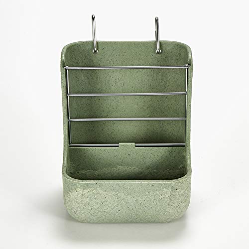 Kaytee Hay & Food Bin Feeder With Quick Locks For Pet Rabbits, Chinchillas, Guinea Pigs and Other Small Animals