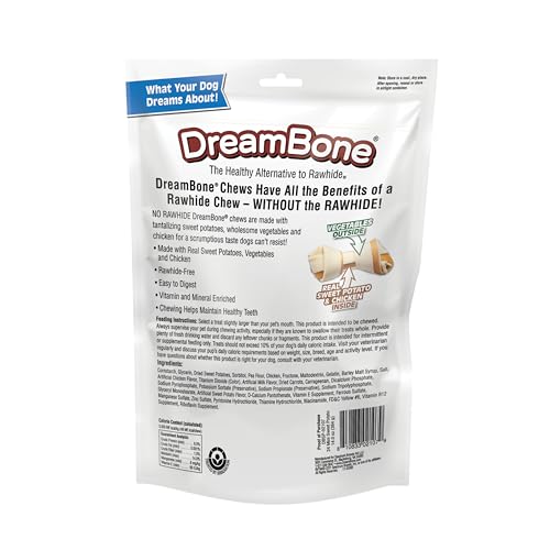 DreamBone Sweet Potato Dog Chew (24 Piece/Pack), Mini