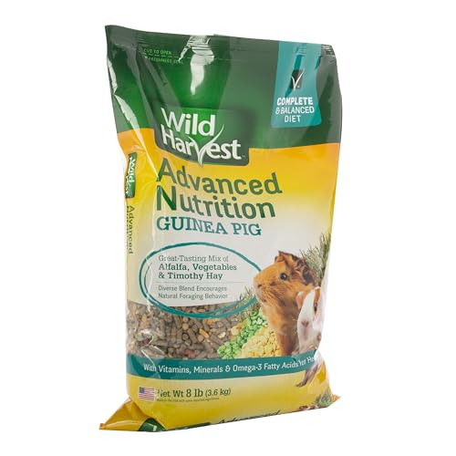 Wild Harvest Advanced Nutrition Guinea Pig, Complete And Balanced Diet, 8 Pounds