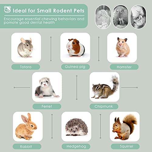 Bissap Sweet Bamboo Chew Sticks for Rabbits 500g/1.1Ib, Bunny Molar Treats Snack for Small Animals Hamsters Chinchillas Guinea Pigs Squirrels Natural