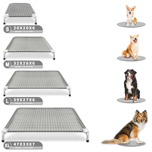Elevated Pet Bed Dog Cot- Pet Bed for Small Dogs | Raised Dog Bed for Indoor and Outdoor Use for Small Pets