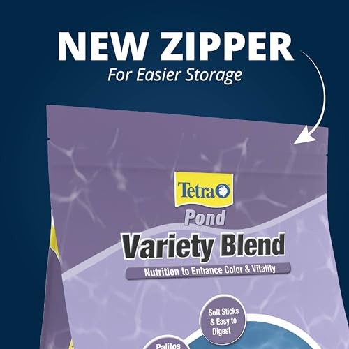 TetraPond Variety Blend, Pond Fish Food, for Goldfish and Koi Yellow 2.25 Pound (Pack of 1)