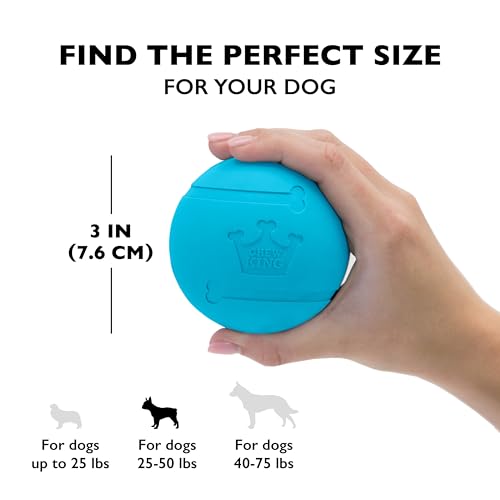 Chew King Fetch Balls Extremely Durable Natural Rubber Toy Pack of 3 - 3 inch Balls (CM-0263-CS01)