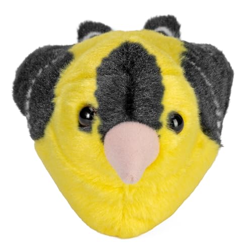 Wild Republic Audubon Birds American Goldfinch Plush with Authentic Bird Sound, Stuffed Animal, Bird Toys for Kids and Birders