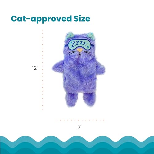 Catstages Purr Pillow Cat Toy – Plush Cat Toy with Touch-Activated Purr for Calming Cats & Kittens