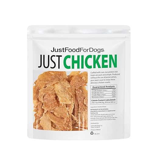 Just Food for Dogs Single Ingredient Healthy Dog Treats and Dog Snacks, Jerky Treats, Human Grade, Preservative and Grain Free, Rawhide Free Chews