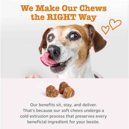 Zesty Paws Omega 3 Alaskan Fish Oil Chew Treats for Dogs - with AlaskOmega for EPA & DHA Fatty Acids - Hip & Joint Support + Skin & Coat Chicken