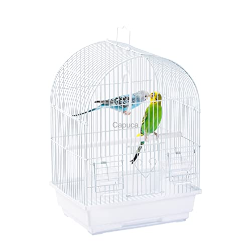 Small Bird Travel Cage - Lightweight Small Birds Starter Kit with Birdcages and Accessories Great for Parakeets Lovebirds Parrotlets Finches Canaries