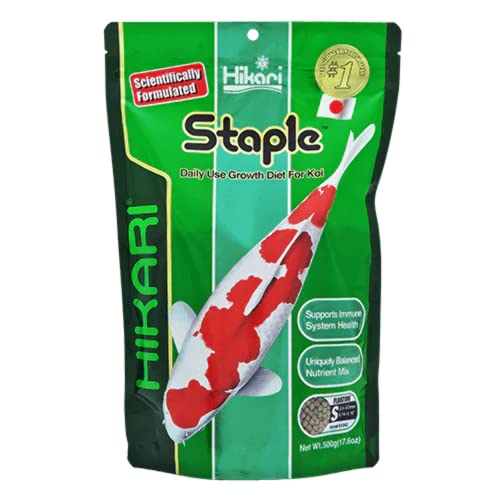 Hikari 4.4-Pound Staple Floating Pellets for Koi and Pond Fish, Medium