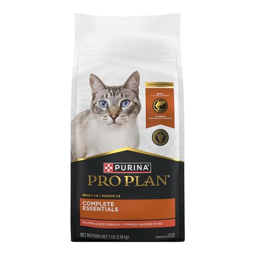 Purina Pro Plan High Protein Cat Food With Probiotics for Cats, Salmon and Rice Formula - 7 lb. Bag