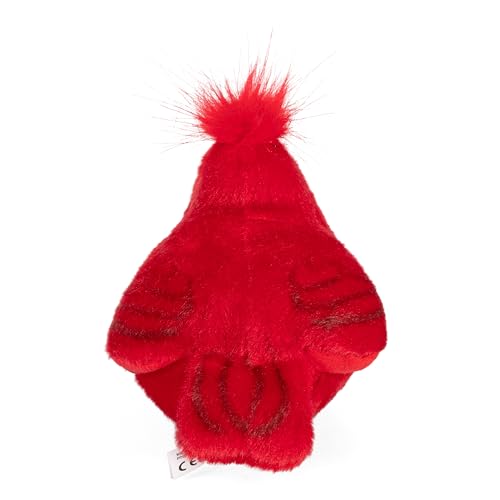 Wild Republic Audubon Birds Northern Cardinal Plush with Authentic Bird Sound, Stuffed Animal, Bird Toys for Kids and Birders