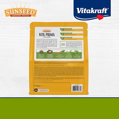 Sunseed Vita Prima Complete Nutrition Adult Rabbit Food, 4 LBS (59773)