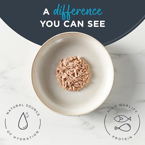 Reveal Natural Wet Canned Cat Food, 5-Flavor Variety Pack, Limited Ingredient, Grain Free, High Protein with No Artificial Additives, Fish Variety in