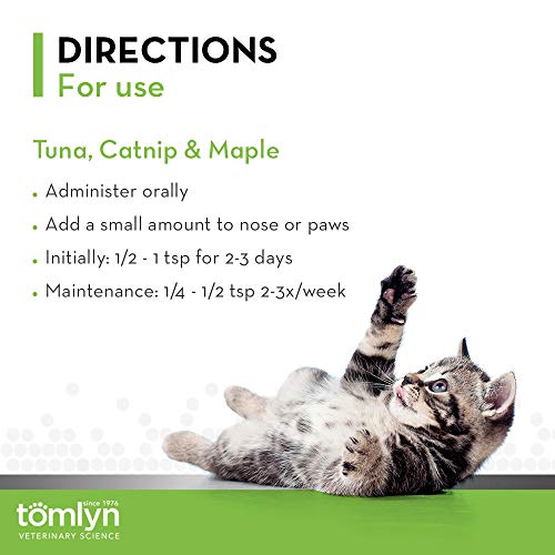 Tomlyn Laxatone Catnip-Flavored Hairball Remedy Gel for Cats, 4.25oz