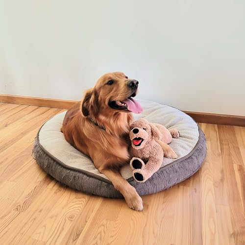 LotFancy Dog Stuffed Animals Plush, 21" Soft Cuddly Golden Retriever Plush Toys, Large Stuffed Dog, Puppy Dog Stuffed Animals, Easter Birthday Gift