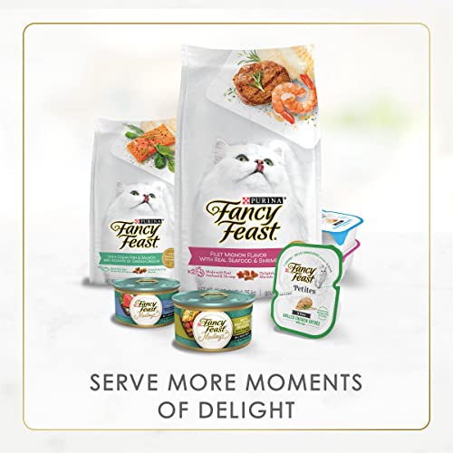 Purina Fancy Feast Chopped Grill Feast Classic Wet Cat Food Pate - (Pack of 24) 3 oz. Cans