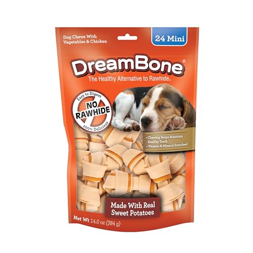 DreamBone Sweet Potato Dog Chew (24 Piece/Pack), Mini