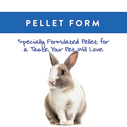 Small World Rabbit Food, Complete Feed, Pelleted Food for Rabbits, Fortified with Essential Vitamins & Minerals for Daily Health, High-Fiber Diet for