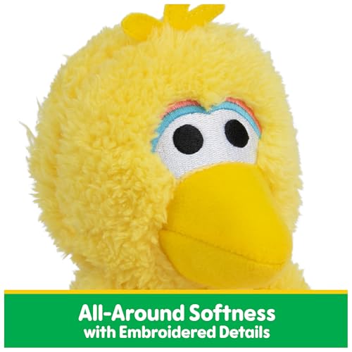 GUND Sesame Street Official Big Bird Take Along Buddy Plush, Premium Plush Toy for Ages 1 & Up, Yellow, 13”