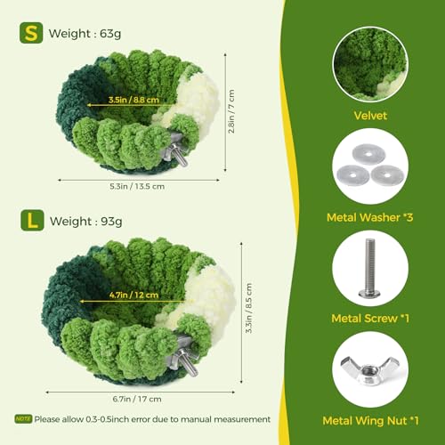 Bird Nest for Cage,Plush Hanging Bird Bed for Parakeet,Breeding Bird House for Conure,Budgie,Cockatiel,Lovebird,Canary,Finch,Hamster,Small Pets,Warm