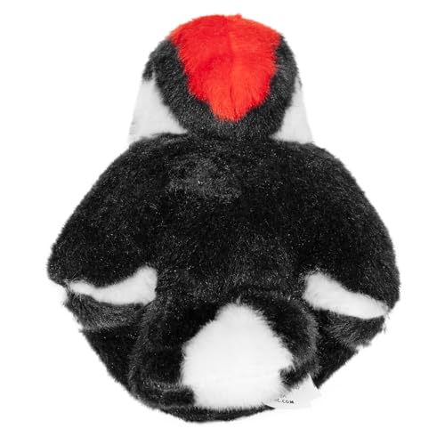 Wild Republic Audubon Birds Pileated Woodpecker Plush with Authentic Bird Sound, Stuffed Animal, Bird Toys for Kids and Birders