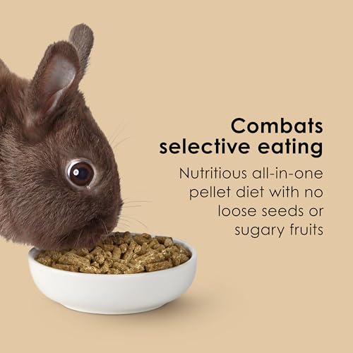 Kaytee Timothy Complete Rabbit Food, Made with Timothy Hay, High in Fiber, Supports Dental Health and Digestion, 9.5 pounds