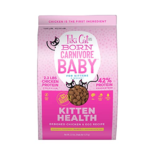 Tiki Cat Born Carnivore Baby, Chicken & Egg, 2.8 lbs Bag