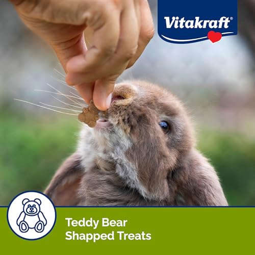 Vitakraft Crunchy Bears Rabbit, Guinea Pig & Hamster Treat 12 oz. (Pack of 3)