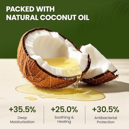 PawSono Lick-Safe Dog Paw & Nose Balm with Coconut Oil | All-Natural Moisturizer & Soother for Dry, Cracked Pads & Snout | Heat & Cold Pavement