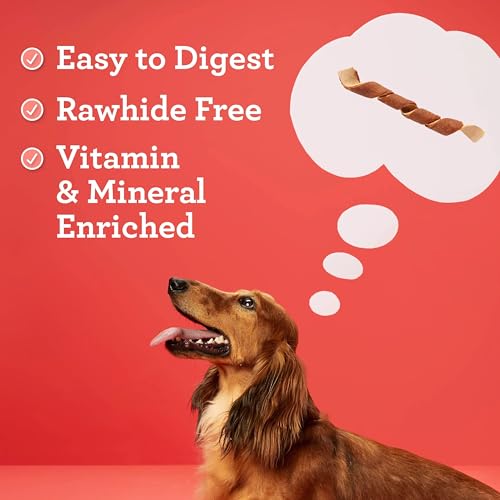 DreamBone Spirals Variety Pack Chews for Dogs, Treat Your Dog to Easy-to-Digest Rawhide-Free Chews Made with Chicken, Beef or Pork, 32 Count