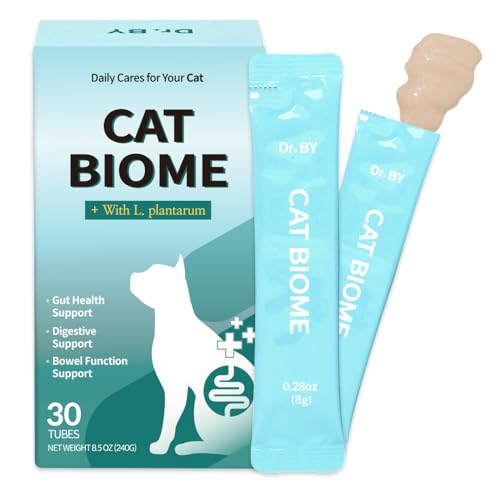 Doctor By Cat Biome Probiotics for cats Anti Diarrhea Feline Gut & Digestive Support Immune Health Sensitive Stomach Constipation with L.