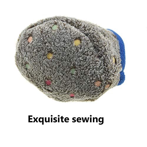 Bird Parrot Nest Hammock for Parakeet Conure Lovebird Small Animal Hamster Sugar Glider Hanging Bed Hideout House (S(Length:6.2inch), Gray)