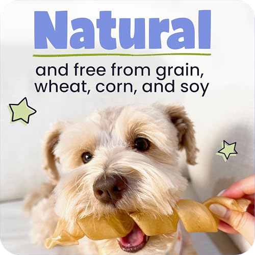 Pawstruck All Natural 11-12" Roasted Collagen Sticks for Dogs – Low Odor & Long-Lasting Bully Stick & Rawhide Alternative, Single Ingredient, Vet