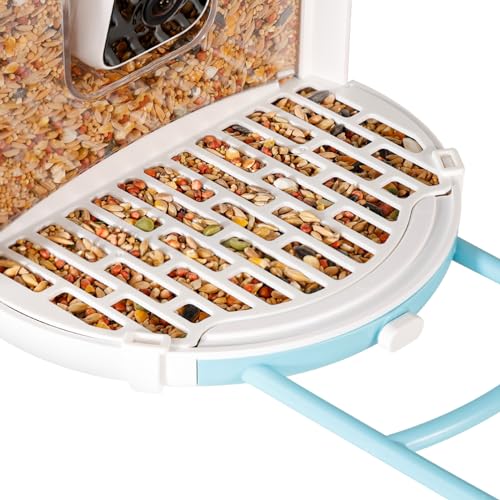 NETVUE Bird Seed Guard, Durable Waterproof Bird Feeder Covers, Save Birdseed, Perfect Match NETVUE by Birdfy Feeder, Must-Have Accessories, Easy to