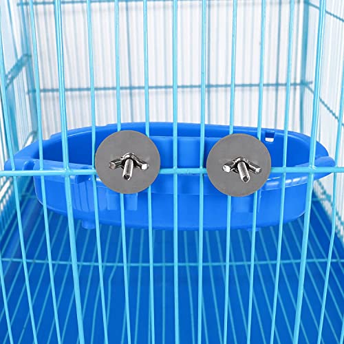 Bird Bath for Cage with 3 Balls Bird Tub Bowl Basin Hanging Birdbath Toy Pet Parrot Cage Budgie Accessories Shower Parakeet Cockatiel Water Shower
