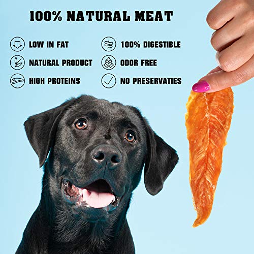 Beloved Pets Dog Treats Chicken Jerky 1.5 lb – Dog Food & High Protein Chews for Large, Medium & Small Breeds – Natural Healthy Training Snacks