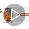 BOLITE Hummingbird Feeder, Hand Blown Glass Hummingbird Feeders for Outdoors Hanging with Ant Moat, 5 Bee-Proof Ports, Leak-Proof, 360° Perch, 22oz
