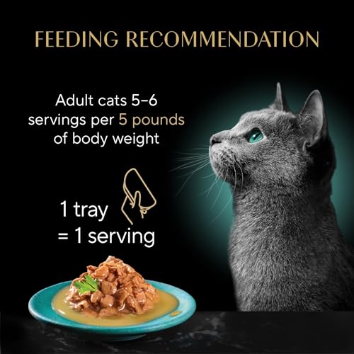 Sheba Gravy Indulgence Adult Wet Cat Food Beef and Chicken Entree in Extra Gravy Variety Pack, 2.6 oz. Twin-Pack Trays (12 Count, 24 Servings) (Pack