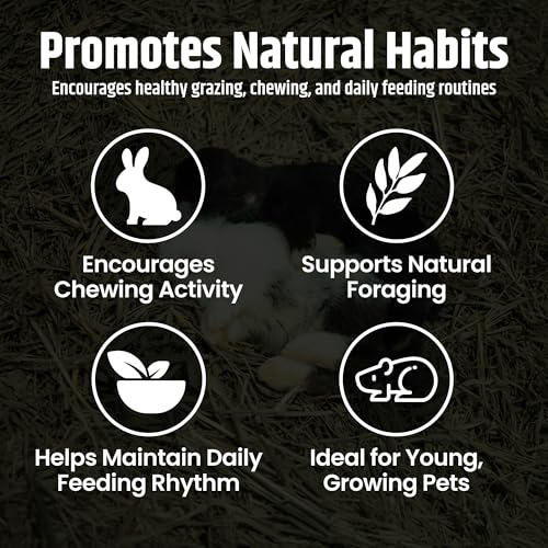 High Desert Alfalfa Hay, Protein Rich Soft Leaf Food for Young Growing Animals, Natural Rabbit Food and Guinea Pig Hay, Supports Digestive Health