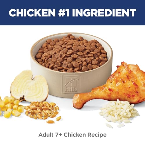 Hill's Science Diet Adult 7+ Dry Cat Food, Chicken, 7 lb. Bag