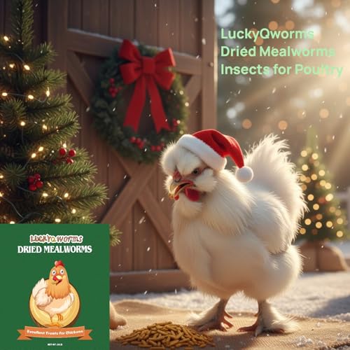 20lbs Mealworms, High-Protein Dried Mealworms for Birds, Chickens, Turtles, Fish, Hamsters and Hedgehogs, Non-GMO and Chemical Free, All Natural