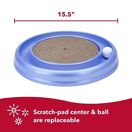 Coastal Pet Turbo Scratcher Cat Toy - Cardboard Cat Scratcher Pad with Cat Toy Ball Track and Catnip (1 Pack)