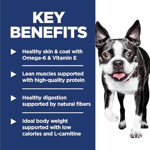 Hill's Science Diet Adult 1-6 Light Small Bites Dry Dog Food, Chicken Meal & Barley, 5 lb. Bag