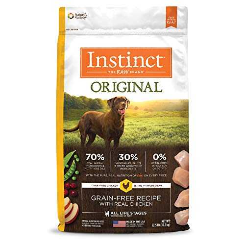 Instinct Raw Coated Kibble – Grain-Free Chicken, 22.5 lb
