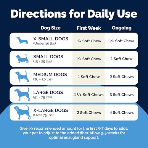 Vetnique Glandex Anal Gland Soft Chew Treats with Pumpkin for Dogs Digestive Enzymes, Probiotics Fiber Supplement for Dogs Boot The Scoot (Peanut