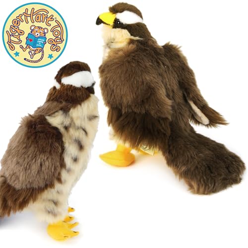 TigerHart Percival the Peregrine Falcon | 10 Inch Hawk Stuffed Animal Plush Bird Toys