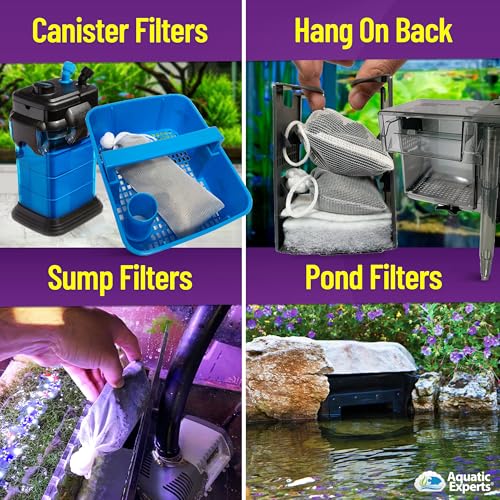 Premium Activated Carbon, Aquarium Carbon for Fish Tank Filter, Aquarium Filter Media, Granulated Charcoal for Fish Tanks, Activated Charcoal Bulk (3