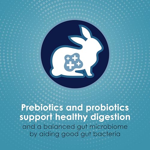 Kaytee Forti-Diet Pro Health Nourish+Protect Adult Rabbit Food, Comprehensive Nutrition Backed by Science, Digestive Health, Immune Support, 5 pounds
