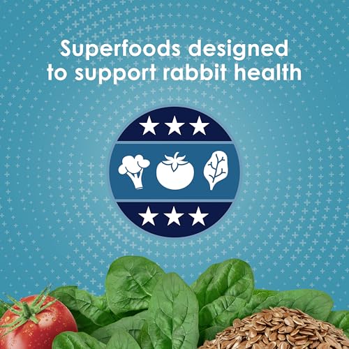 Kaytee Forti-Diet Pro Health Nourish+Protect Adult Rabbit Food, Comprehensive Nutrition Backed by Science, Digestive Health, Immune Support, 5 pounds