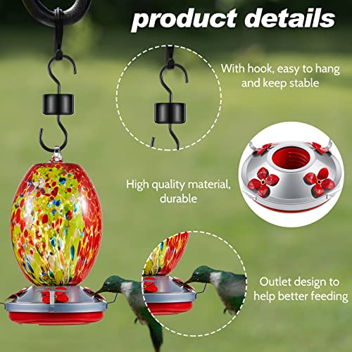 Hummingbird Feeder Bottom Base Replacement Parts Set Plastic Outdoors Hummingbird Feeder Bottom Moat Hook Brushes Bird Replacement Accessories